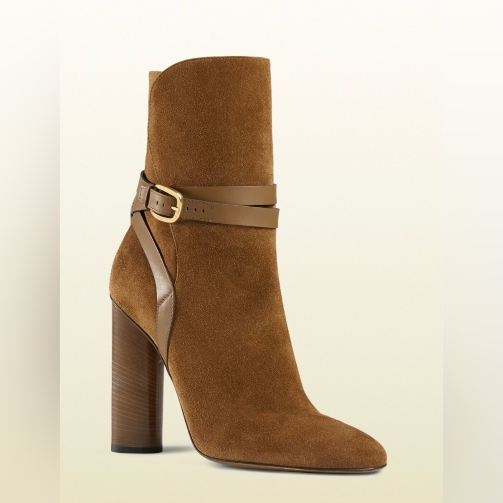 Gucci Abigail Suede Booties